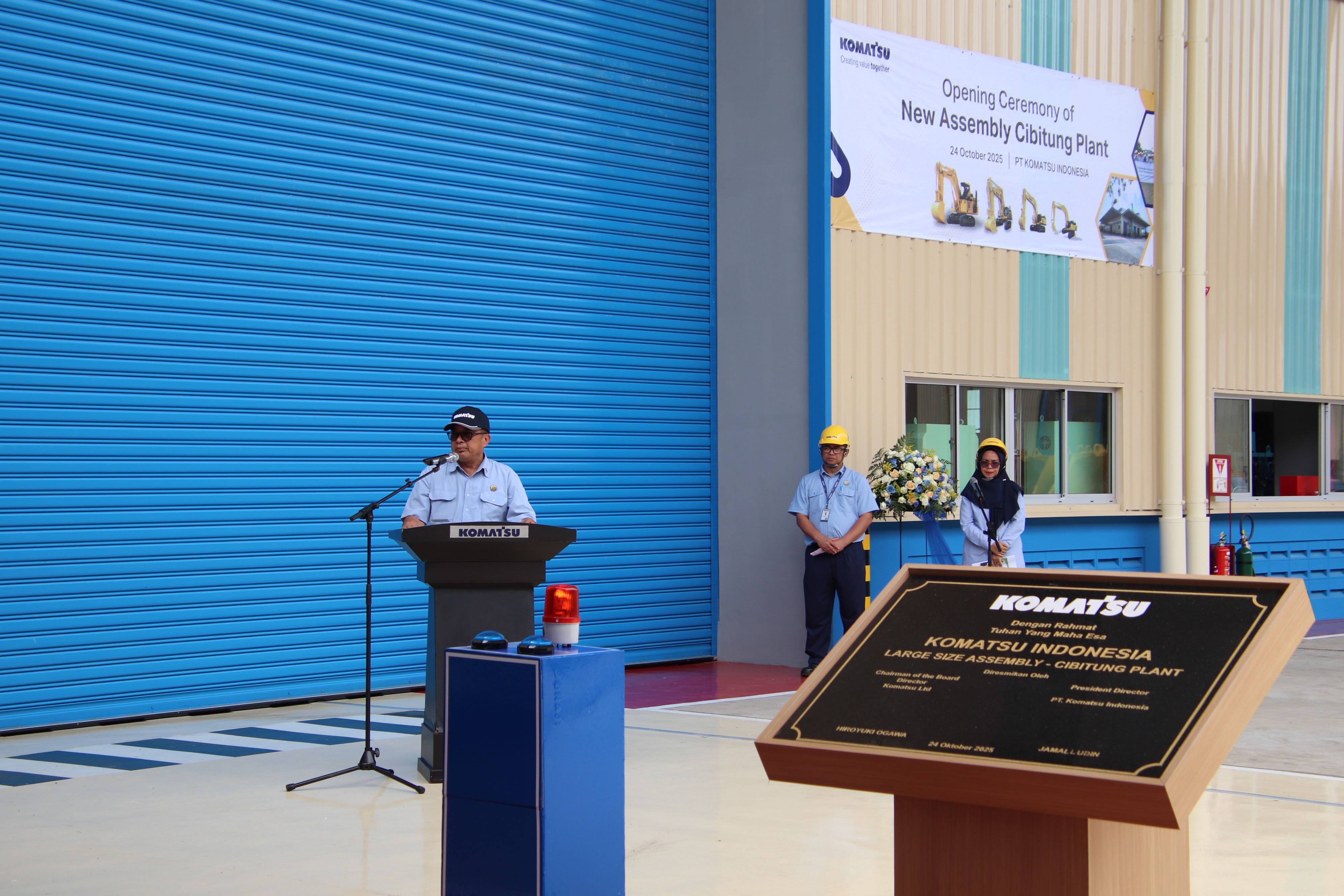 Komatsu Indonesia Resmikan Fasilitas Perakitan Baru Berbasis Smart Factory
